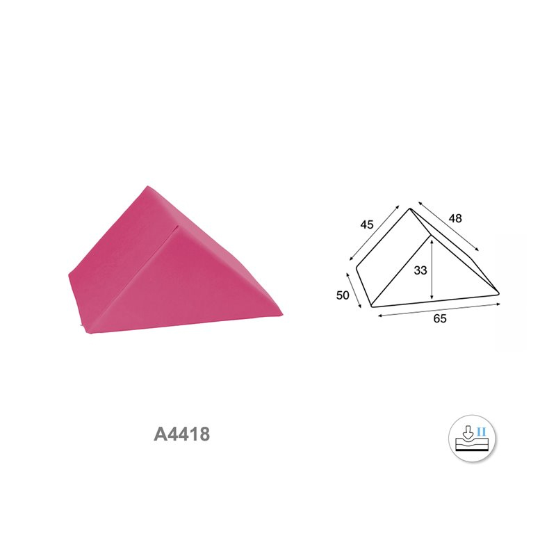 cojín triangular pequeño para camilla de masajes